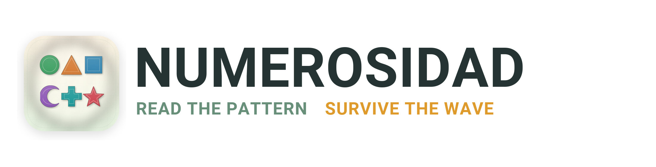 Numerosidad Soft Arcade horizontal logo lockup.