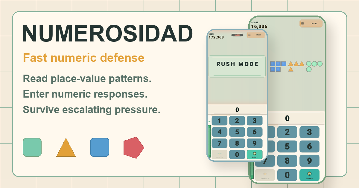 Numerosidad horizontal social preview.